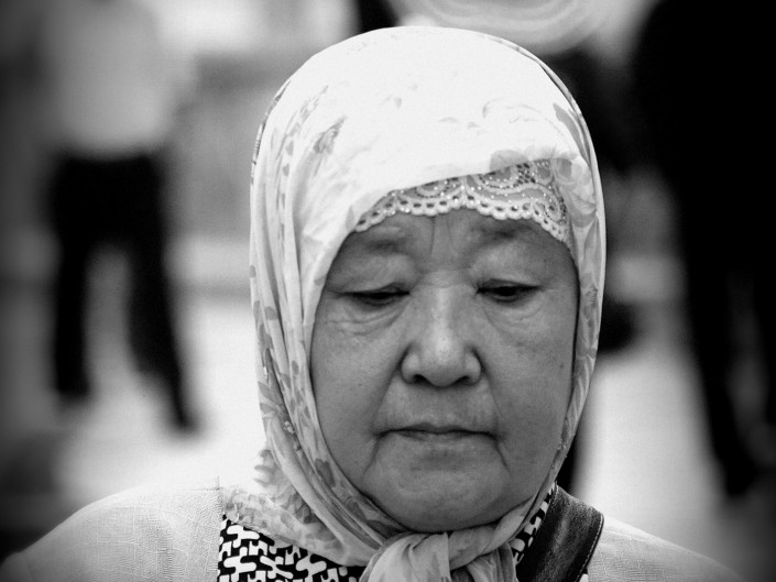 Woman Hui with veil
